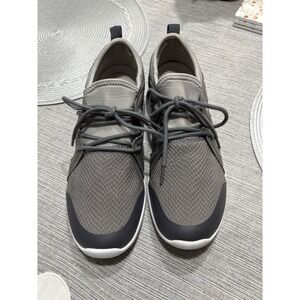 Vionic Sky Storm Womens Size 10 Gray Navy Blue Comfort Walking Shoes ASR1724